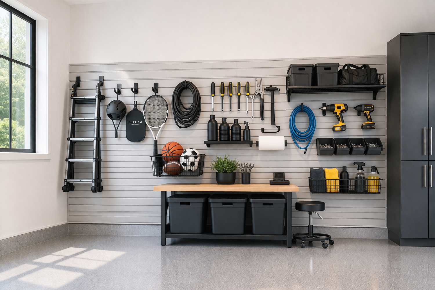 Slat Wall Organization