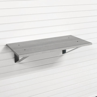 StoreWALL 32" x 16" Barnwood Shelf (3 Pack)