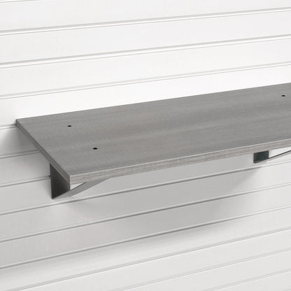 StoreWALL 32" x 16" Barnwood Shelf (2 Pack)