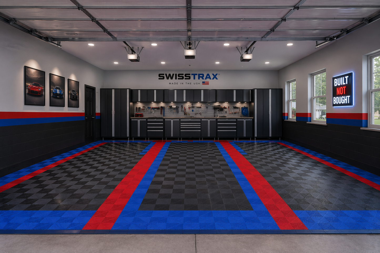 3-Car Garage Flooring System – Swisstrax