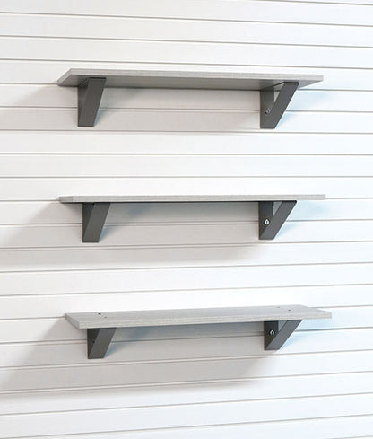 StoreWALL 32" x 12" Barnwood Shelf (3 Pack)