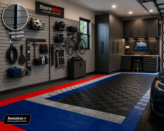 Garage Flooring System – Modular Tile (Swisstrax)